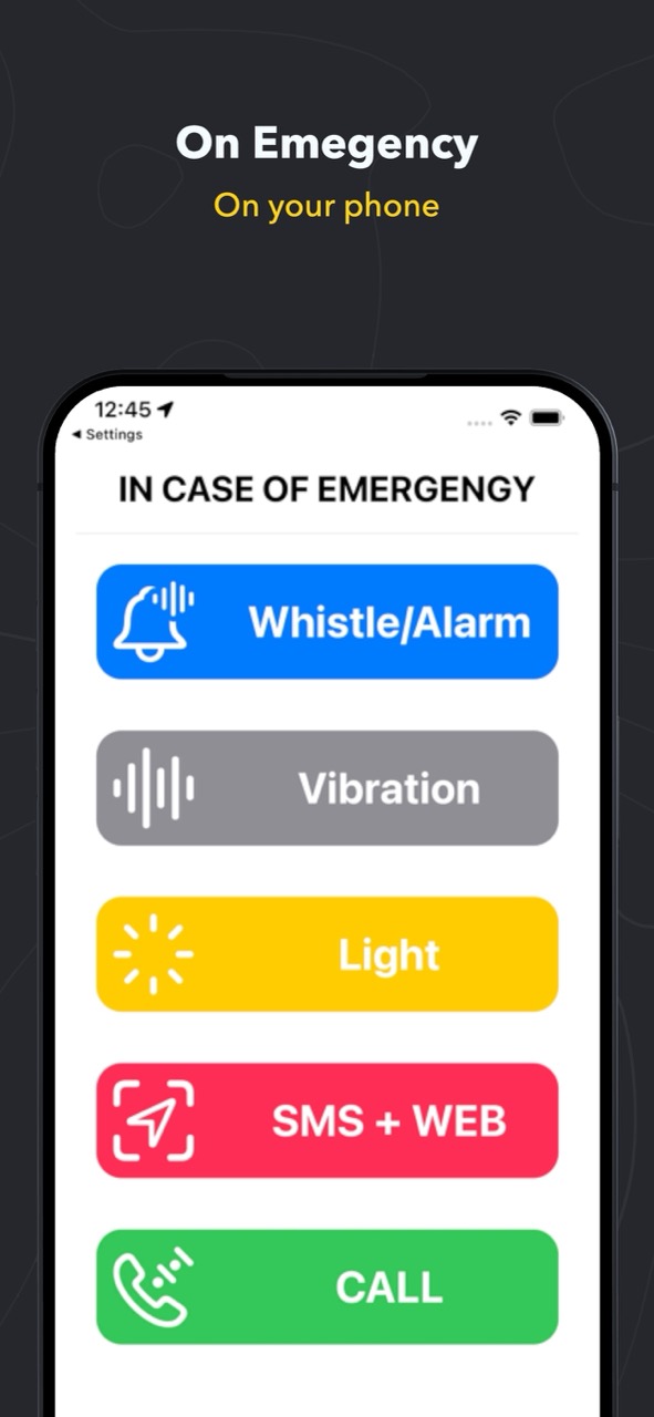 SOSMS screenshot 1