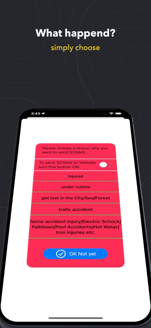 SOSMS screenshot 3