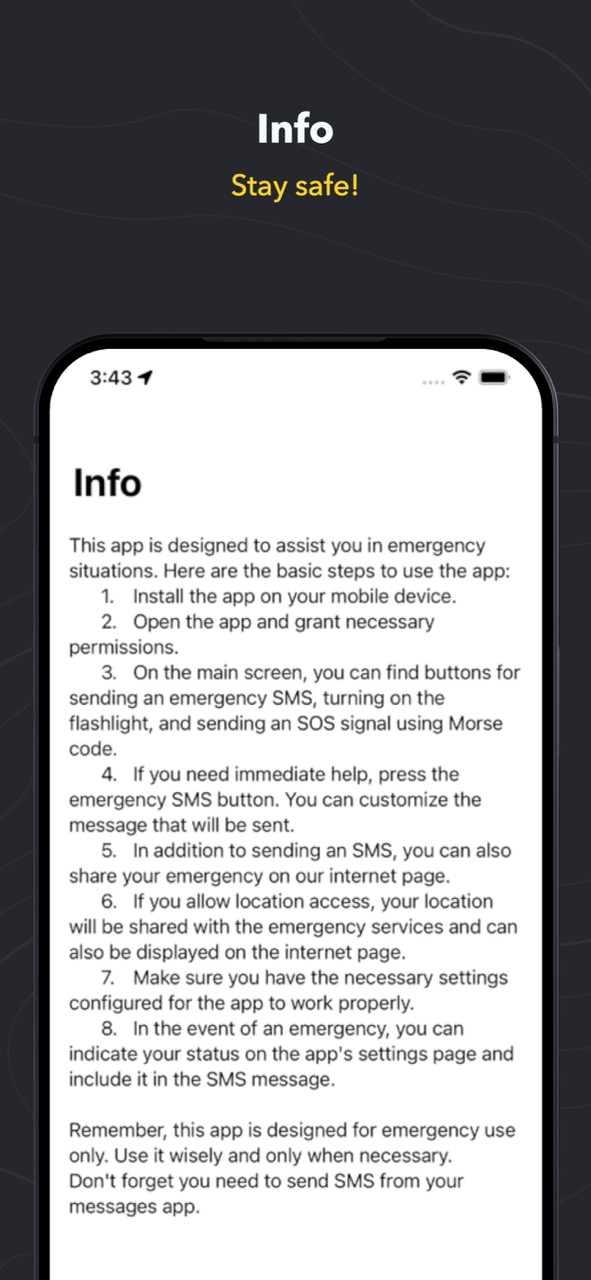 SOSMS screenshot 4