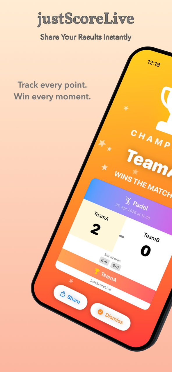 justScoreLive screenshot 5